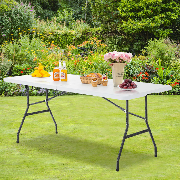 Portable folding discount table and chairs